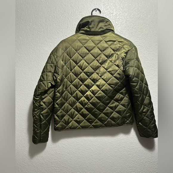 Vintage Y2K Women's Quilted Olive Puffer Jacket new with tags - Picture 10 of 12